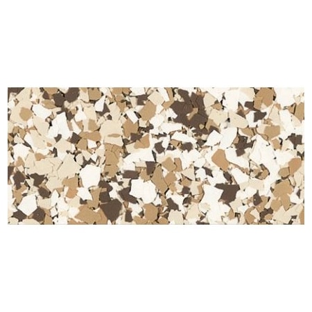 Sika Sikafloor Decoflake 1/8in Vinyl Flakes Sahara 50lb Box 189216